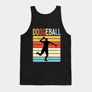 Dodgeball Player Vintage Tank Top